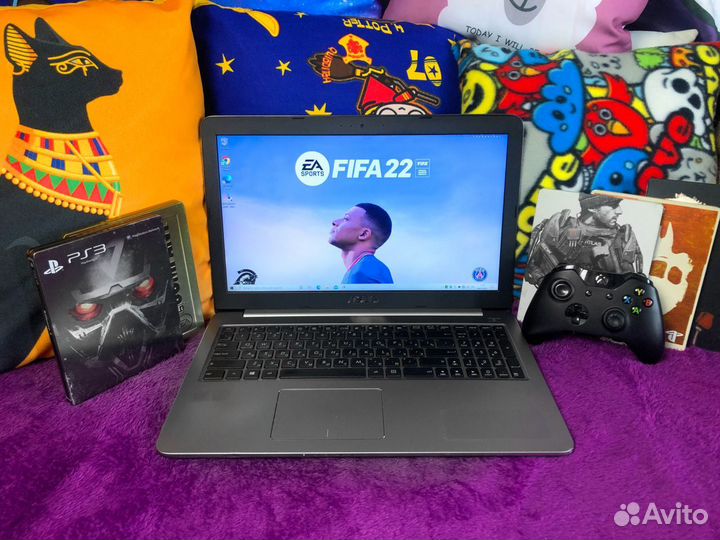 Игровой ноутбук Asus в металле i5/Geforce GTX