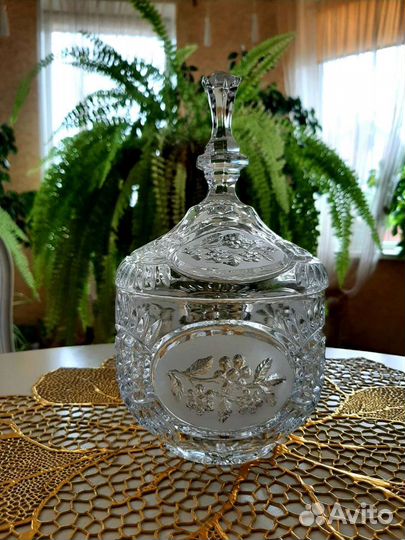 Конфетница хрустальная Bohemia