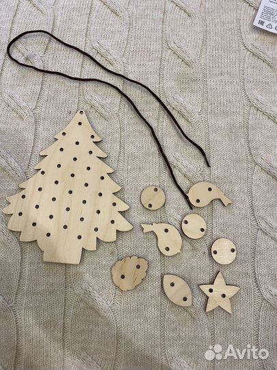 Игрушка шнуровка Елка