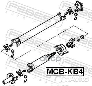 Подшипник подвесной карданного вала mcbkb4 Febest