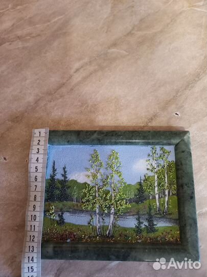 Картина на мраморной основе