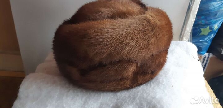Шапка норковая женская бу