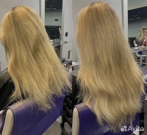 Холодное наращивание волос