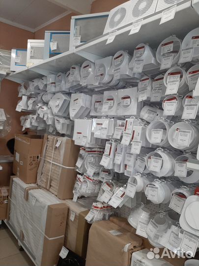 Вентиляторы, решетки, воздуховоды, люки-дверцы