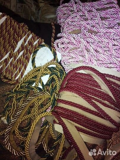 Бахрома, кант, стеклярус