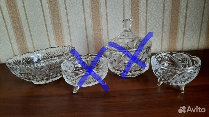 Хрустальная посуда, б/у, СССР