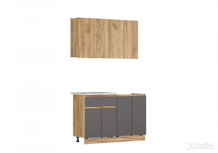 Кухонный гарнитур легенда-40 сити лдсп х1,2м