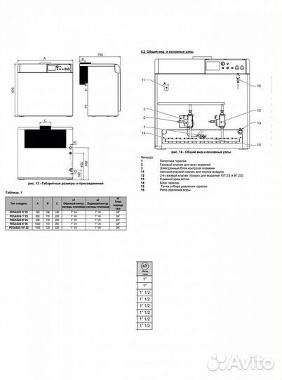 Напольный газовый котел отопления Ferroli pegasus
