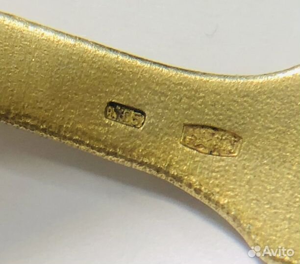 Набор серебряных чайных ложек 6 штук 875 проба