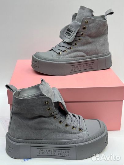 Кеды женские зимние miu miu