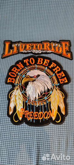 Нашивки байкерские