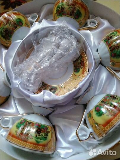 Набор чашек Yamasen Япония, 6 штук,с ложками