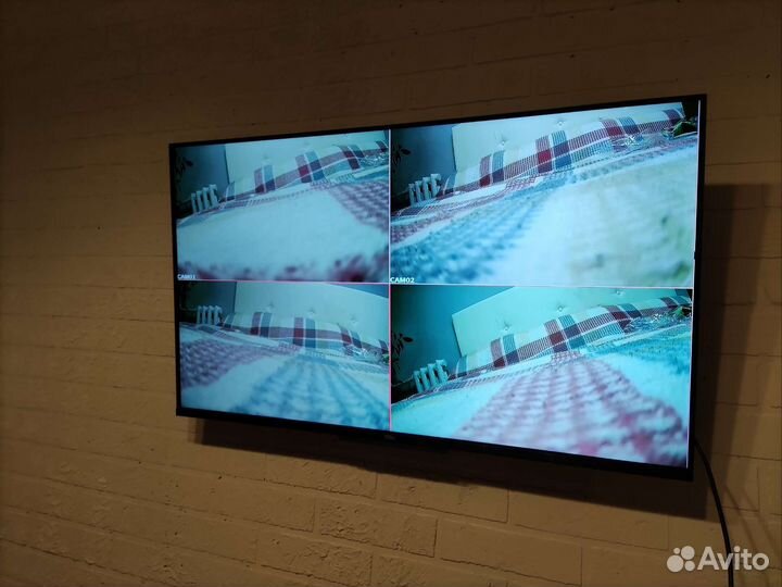 Комплект видеонаблюдения 4 камеры