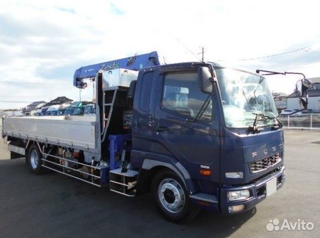 Бортовой грузовик Mitsubishi Fuso Fighter с КМУ Tadano, 2013