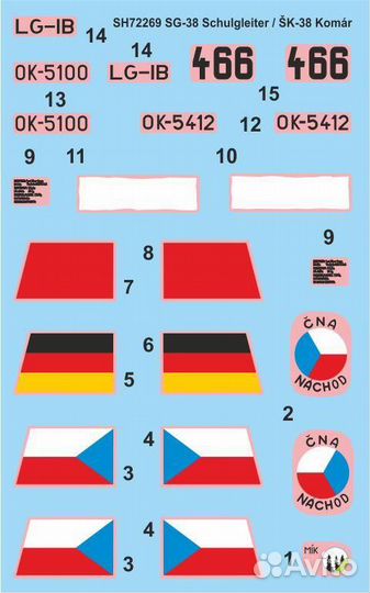 Сборная модель самолета Special Hobby SH72269