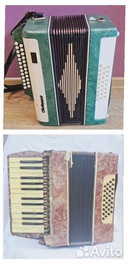 Гармонь Беларусь четырехголосая. Мини-аккордеон