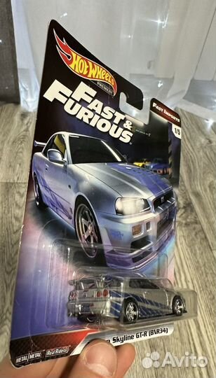 Hot Wheels Premium Nissan Skyline GT-R R34