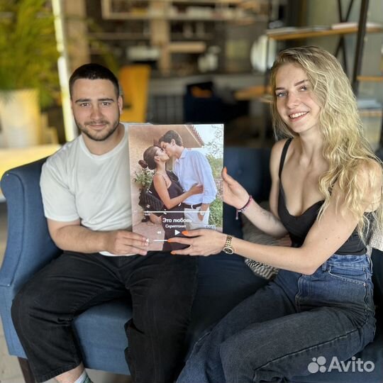 Фото с виртуальной реальностью Фоторамка подарок