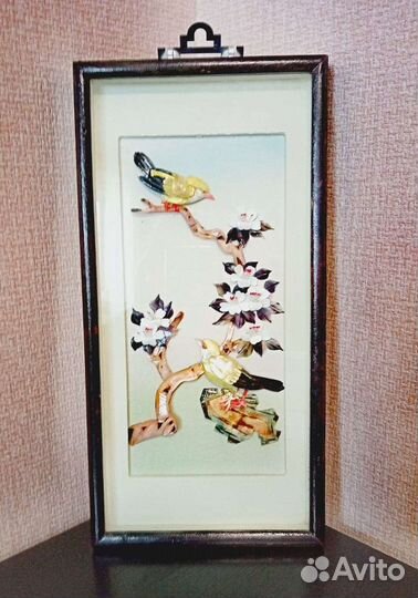 Панно декоративное с перламутром