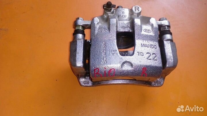 Суппорт тормозной левый правый на Hyundai Solaris