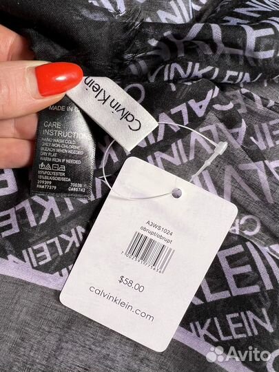 Платок(шарф, палантин) calvin klein. Оригинал