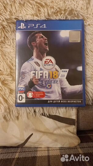 Диски fifa 19 и fifa 18 для ps4