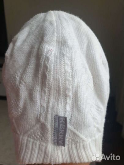 Шапка kerry 44 см унисекс белая