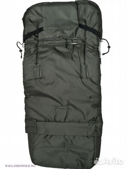 Меховой конверт в прогулочную коляску