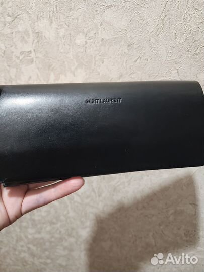 Футляр для очков женский кожаный Sain Laurent