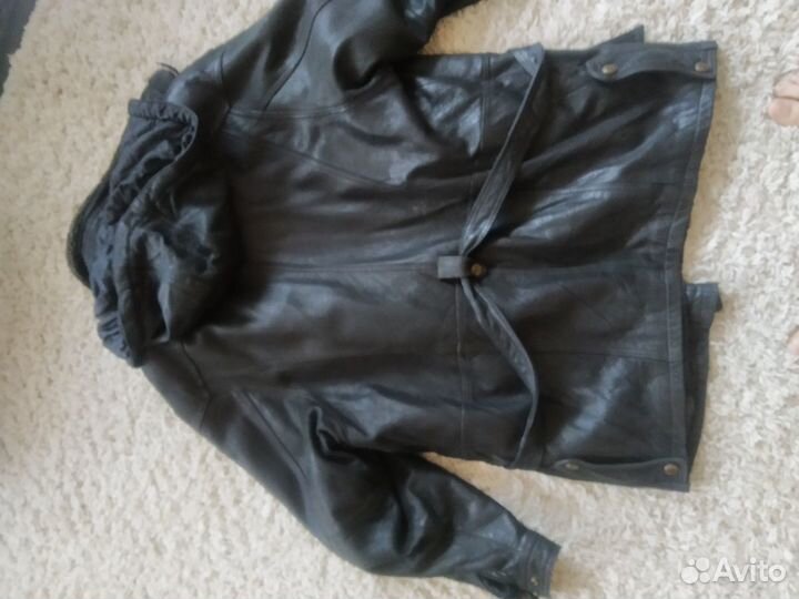 Куртка кожаная