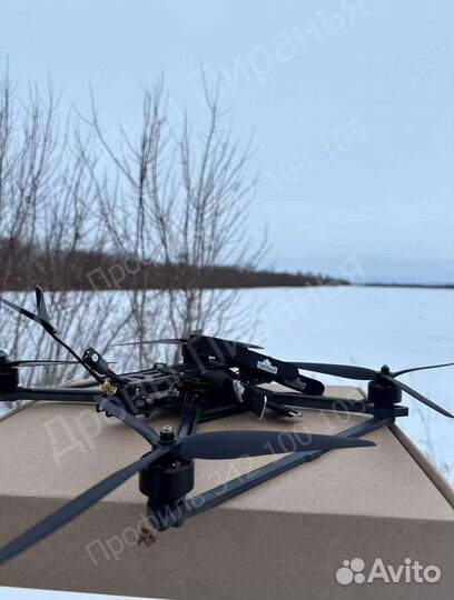 Квaдpoкоптeр fpv piranha 10 