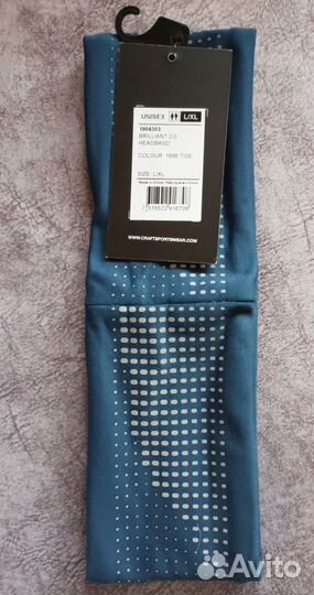 Фитнес.Повязка на голову спортивная kraft