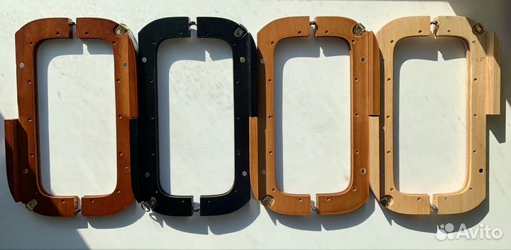 Фермуар для сумки, дерево