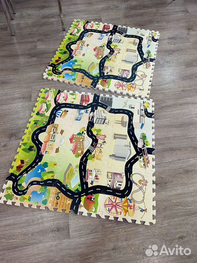 Детский коврик пазл ковер
