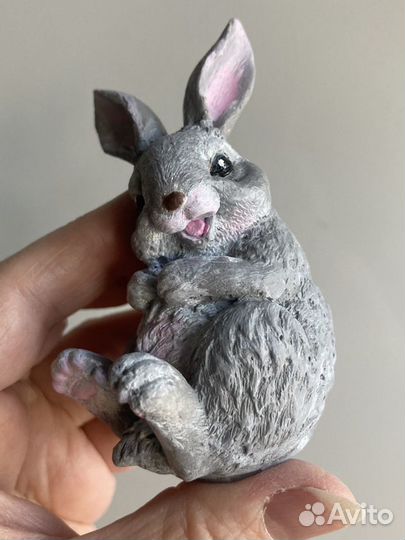 Пасхальные фигурки Зайчик, цыпленок