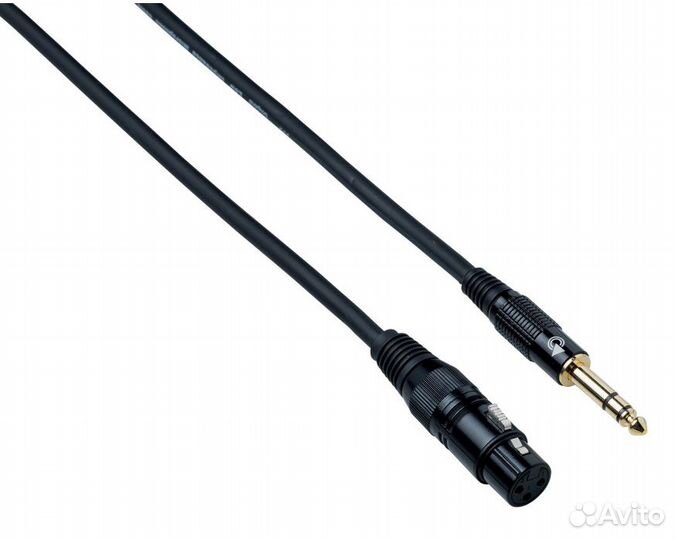 Кабель межблочный XLR-F-Jack Bespeco easxf600 6 m