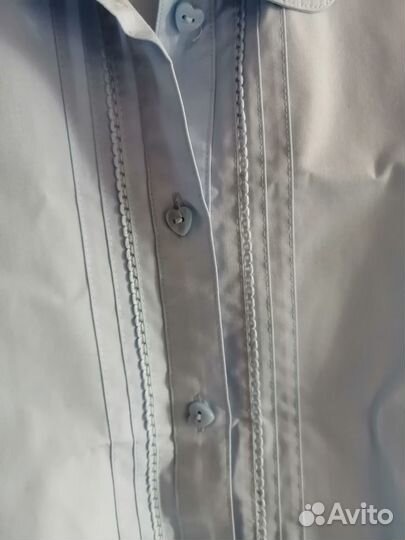 Рубашка х/б для девочки школа