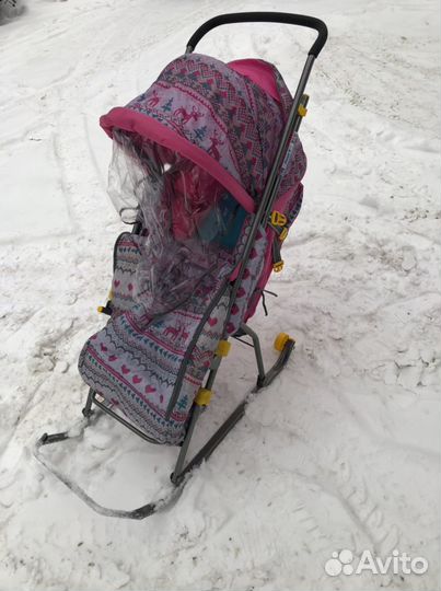 Санки-коляска