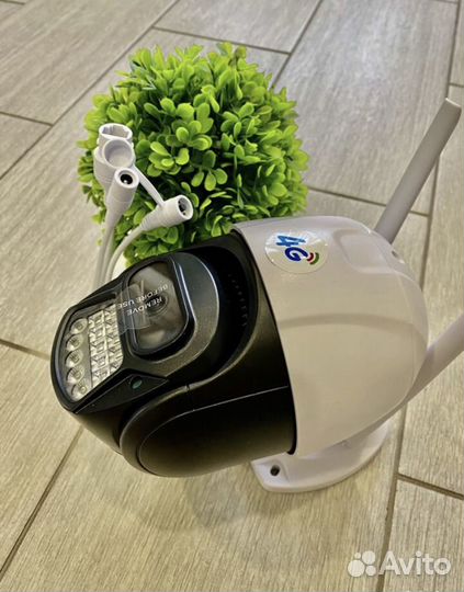 Умная камера видеонаблюдения 4G (от симкарты) 5Мп