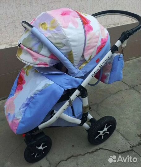 Детская коляска 2 в 1 Jetem Felisa flowers