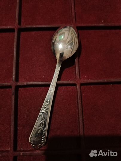 Чайная ложка серебро