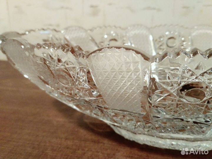 Хрустальное блюдо