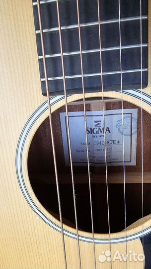 Гитара Электроакустика Sigma gmc ste+
