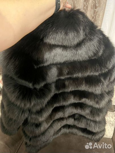 Шуба из песца