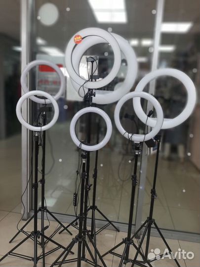 Световое кольцо со штативом Ring Fill Light (диаме