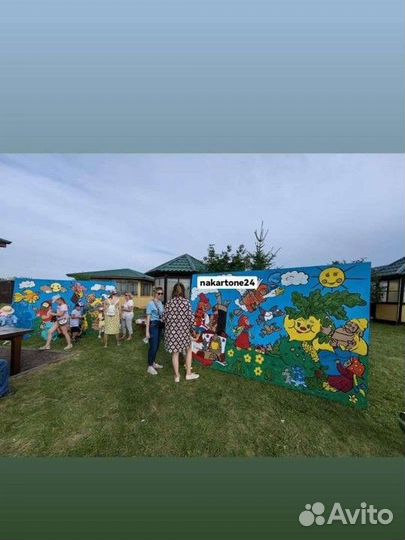 Творческий тимбилдинг. Раскраски на картоне