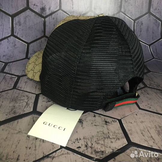 Бейсболка Gucci с принтом в виде тигра