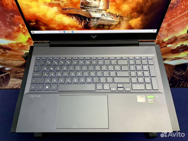 Ноутбук для игр HP Victus Ryzen 7 / GeForce GTX