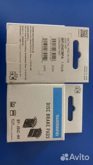 Тормозные колодки Shimano XTR XT SLX J04C B01S