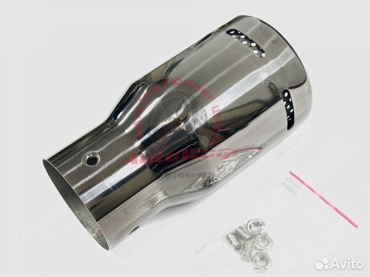 Насадка глушителя FJ Cruiser, тёмный хром